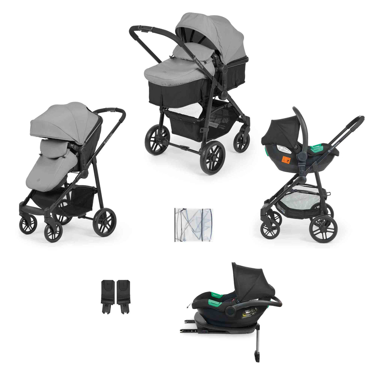 Star All-In-One i-Size Travel System with Isofix Base (Cirrus)