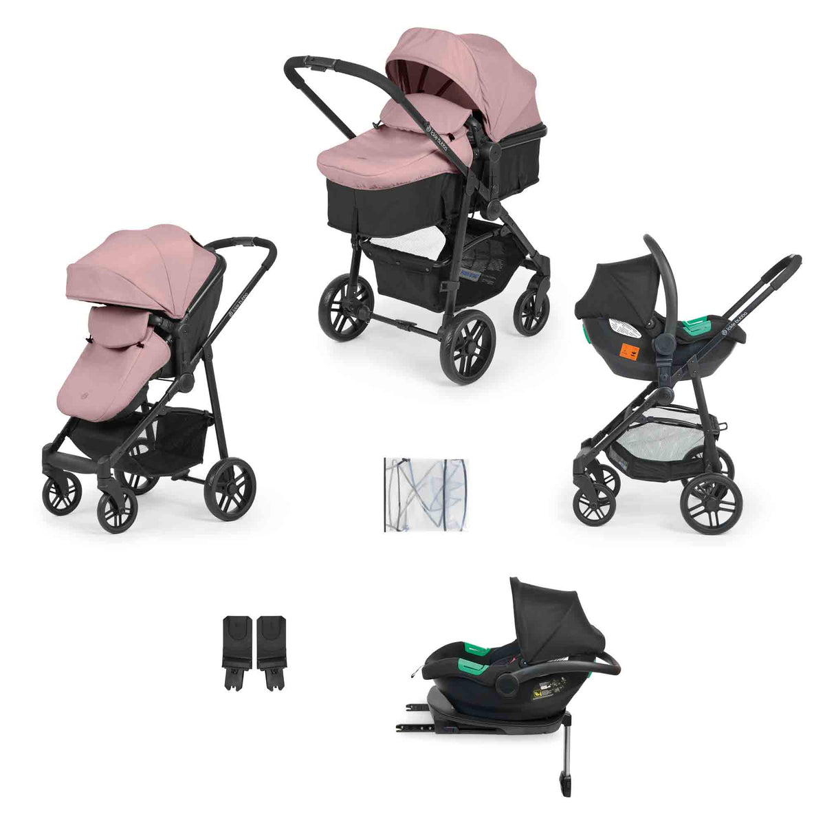 Star All-In-One i-Size Travel System with Isofix Base (Cirrus)
