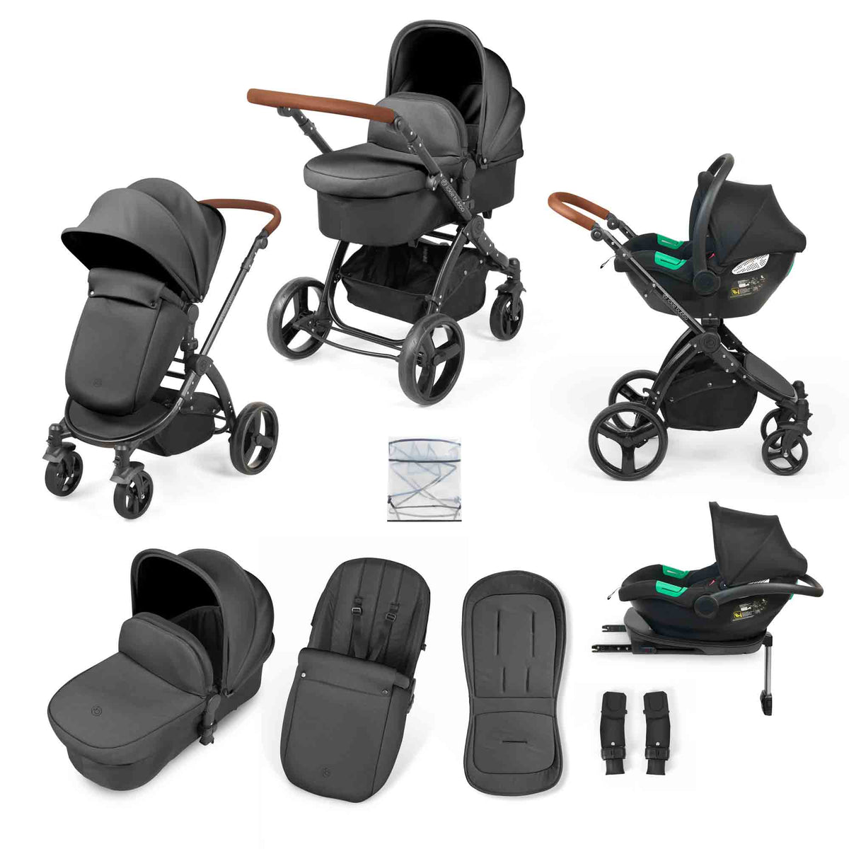 Stomp Urban 3 in 1 i-Size Travel System with ISOFIX Base