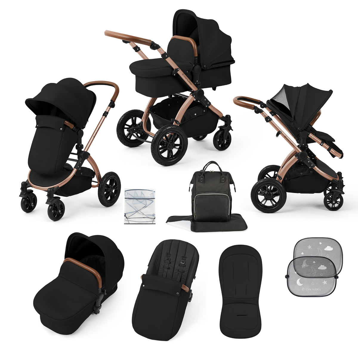 Stomp Luxe 2 in 1 Premium Pushchair
