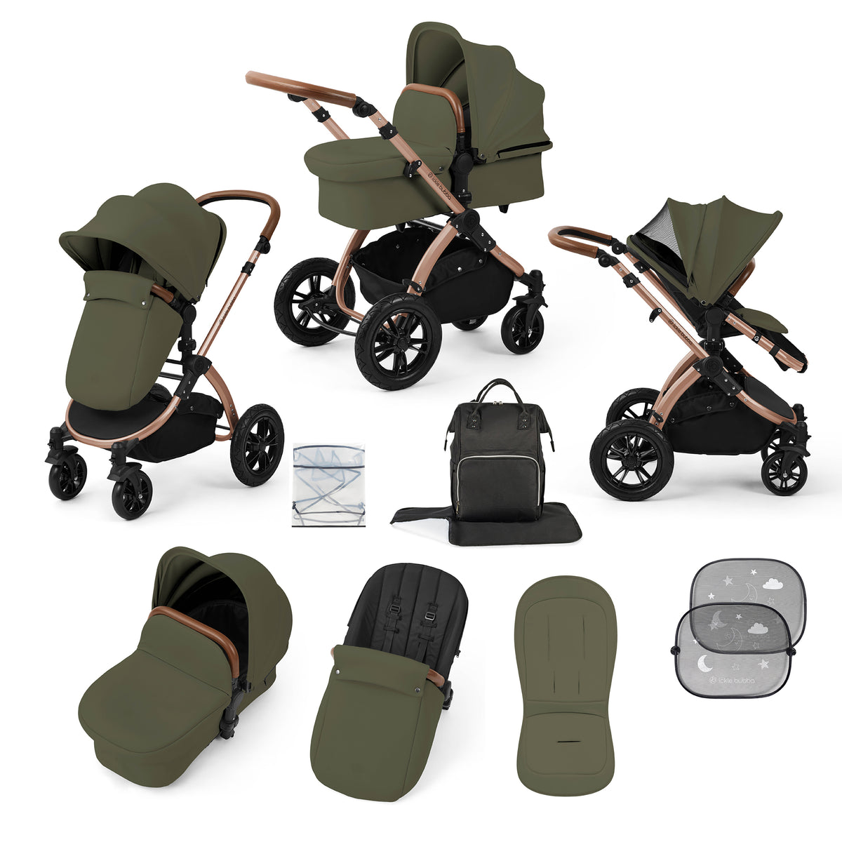 Stomp Luxe 2 in 1 Premium Pushchair