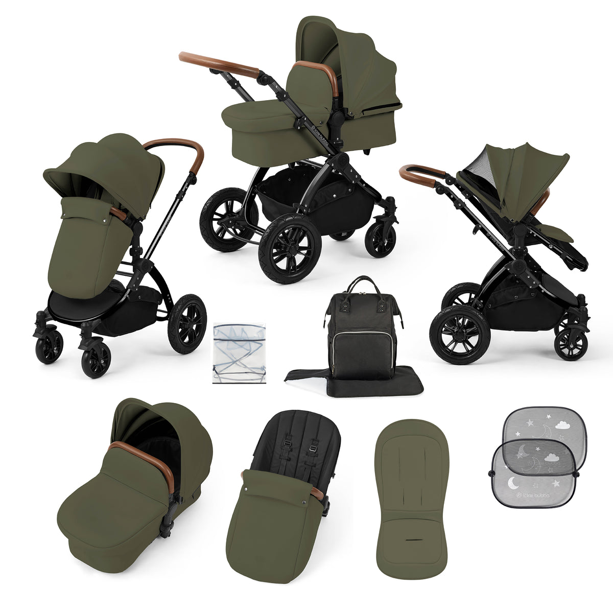 Stomp Luxe 2 in 1 Premium Pushchair