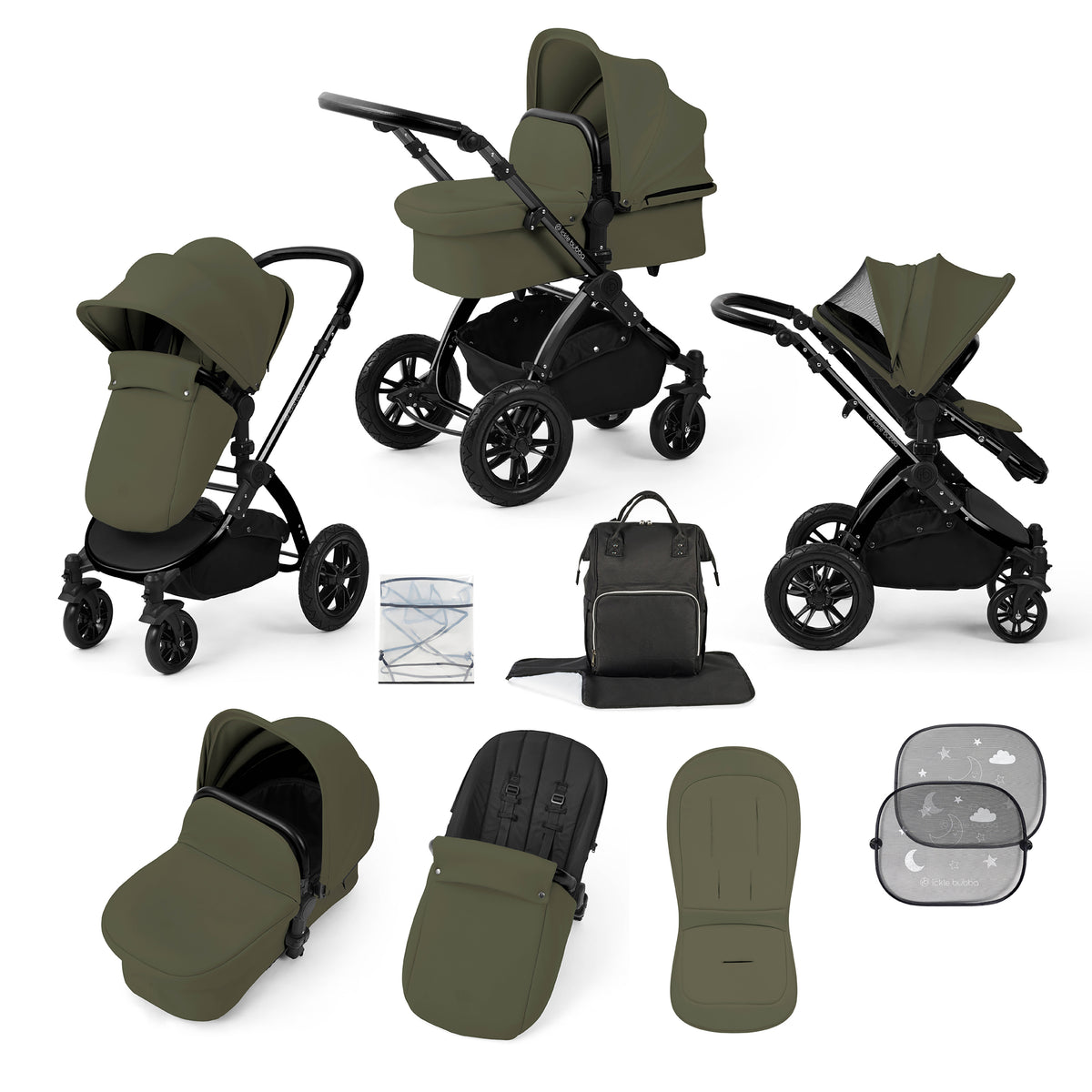 Stomp Luxe 2 in 1 Premium Pushchair