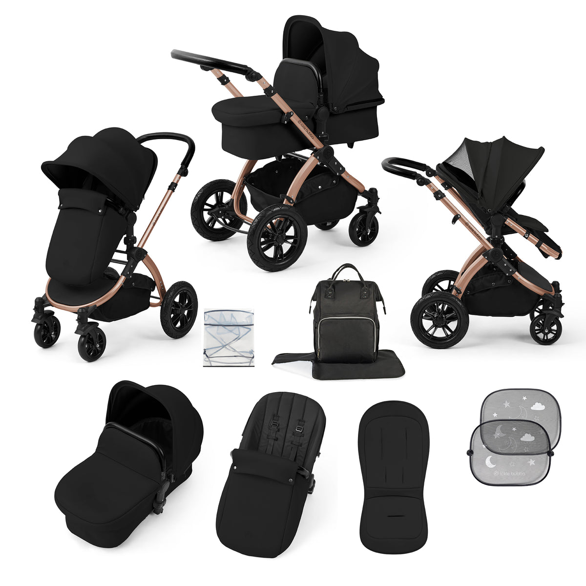 Stomp Luxe 2 in 1 Premium Pushchair