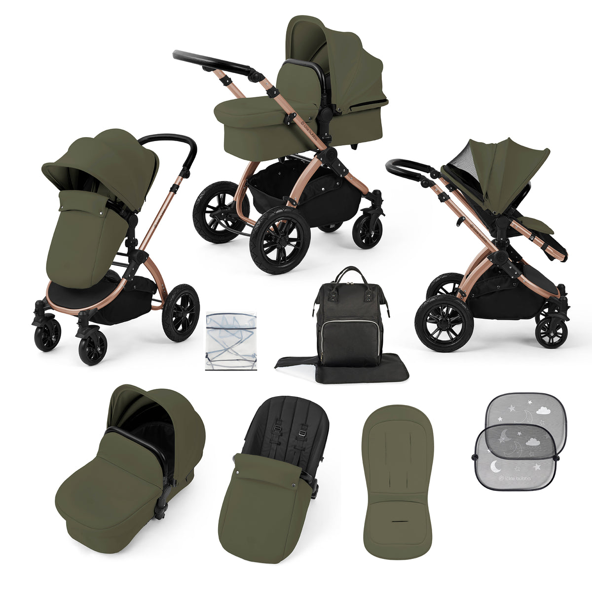 Stomp Luxe 2 in 1 Premium Pushchair