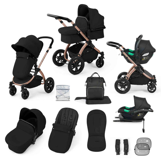 Stomp Luxe All in One Cirrus i-Size Travel System with ISOFIX Base
