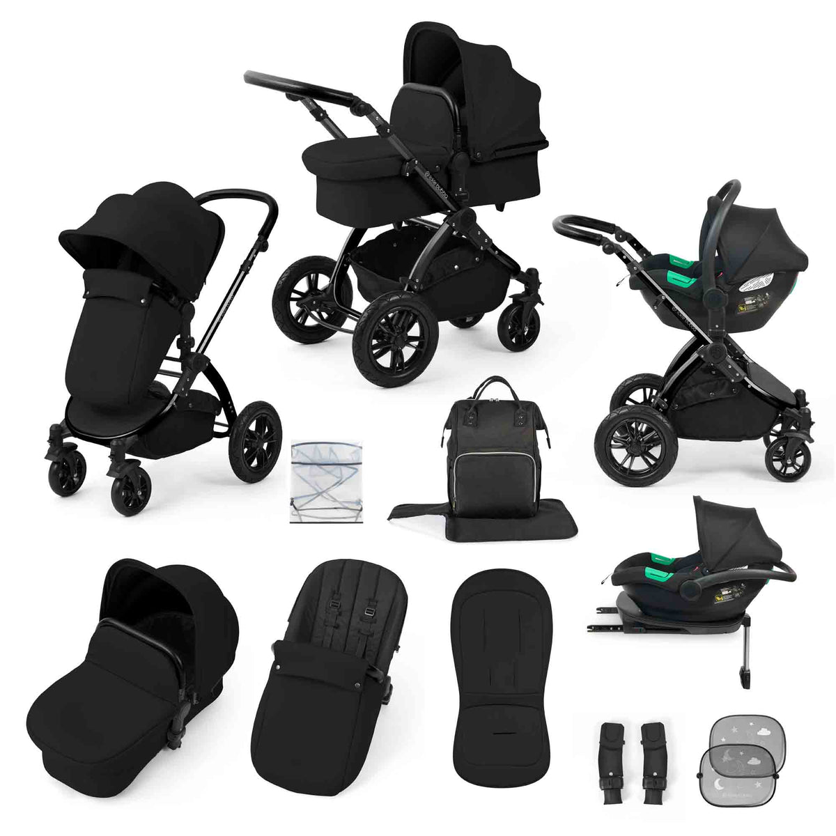Stomp Luxe All in One Cirrus i-Size Travel System with ISOFIX Base