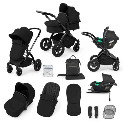 Stomp Luxe All in One Cirrus i-Size Travel System with ISOFIX Base