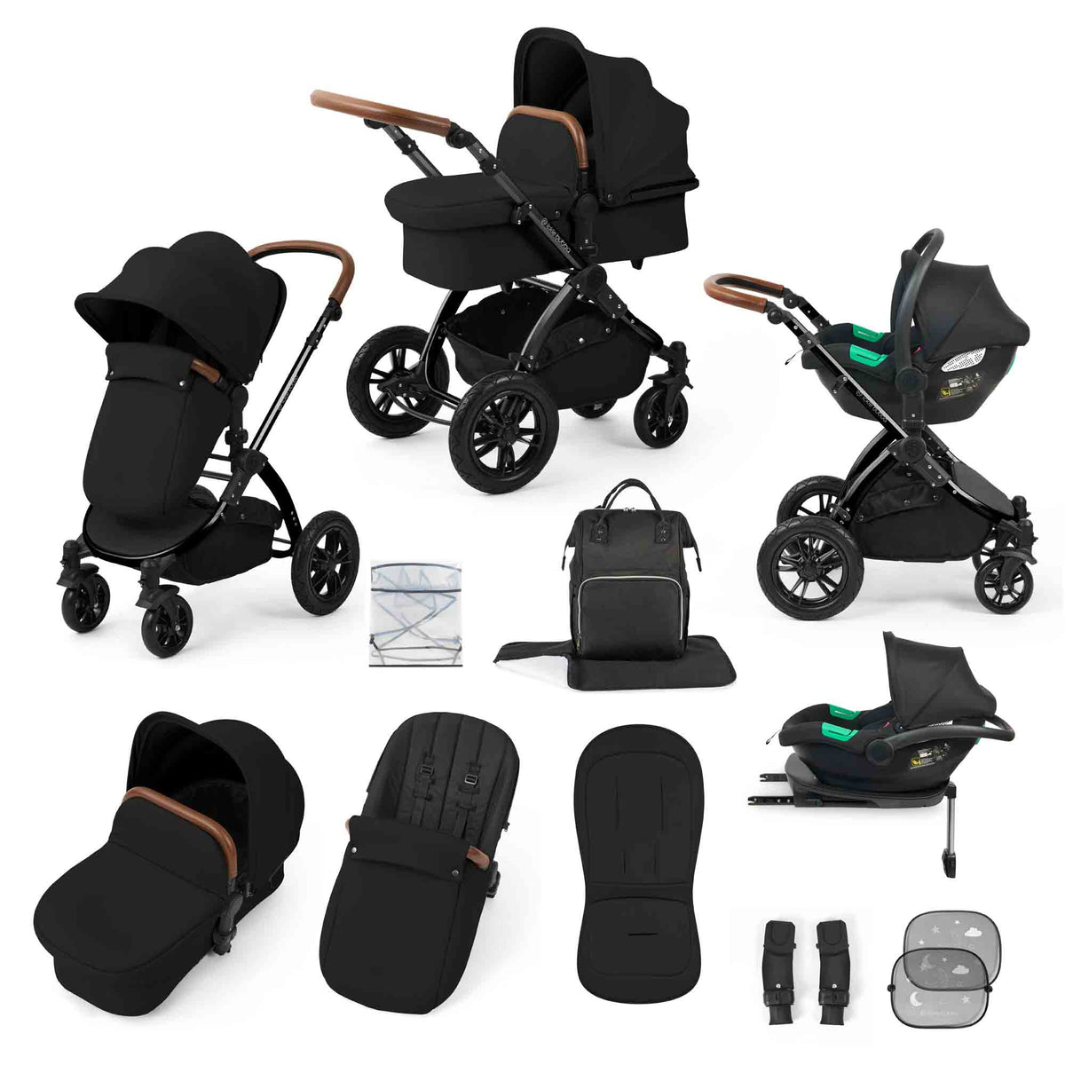 Stomp Luxe All in One Cirrus i-Size Travel System with ISOFIX Base
