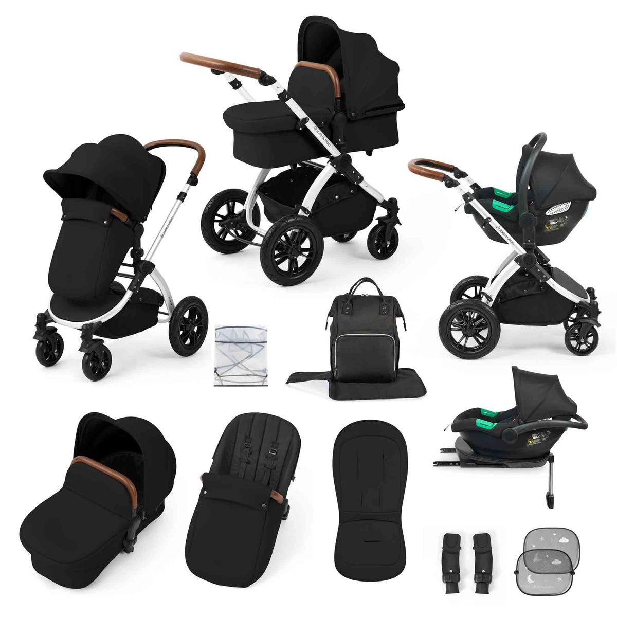 Stomp Luxe All in One Cirrus i-Size Travel System with ISOFIX Base