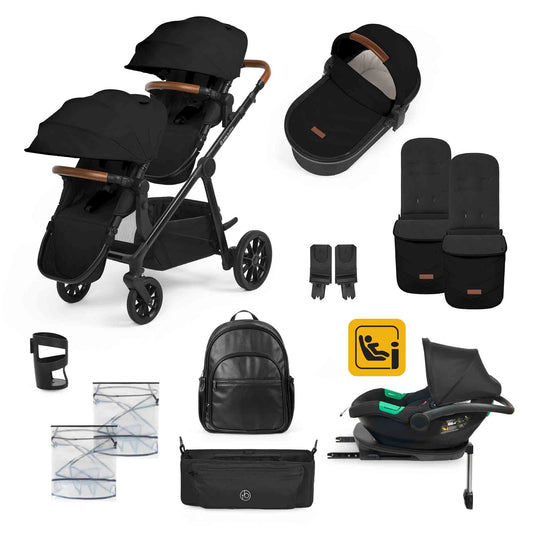 Virgo Growing Family 14 Piece Travel System with i-Size Cirrus Car Seat & ISOFIX Base