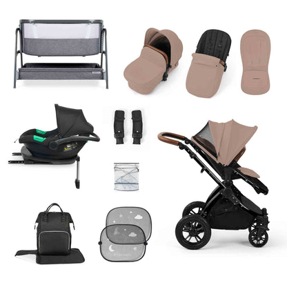 Stomp Luxe Cirrus I-size travel system & home 14 Piece bundle