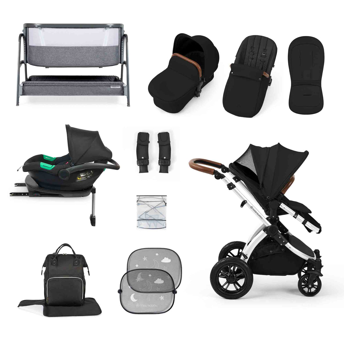 Stomp Luxe Cirrus I-size travel system & home 14 Piece bundle