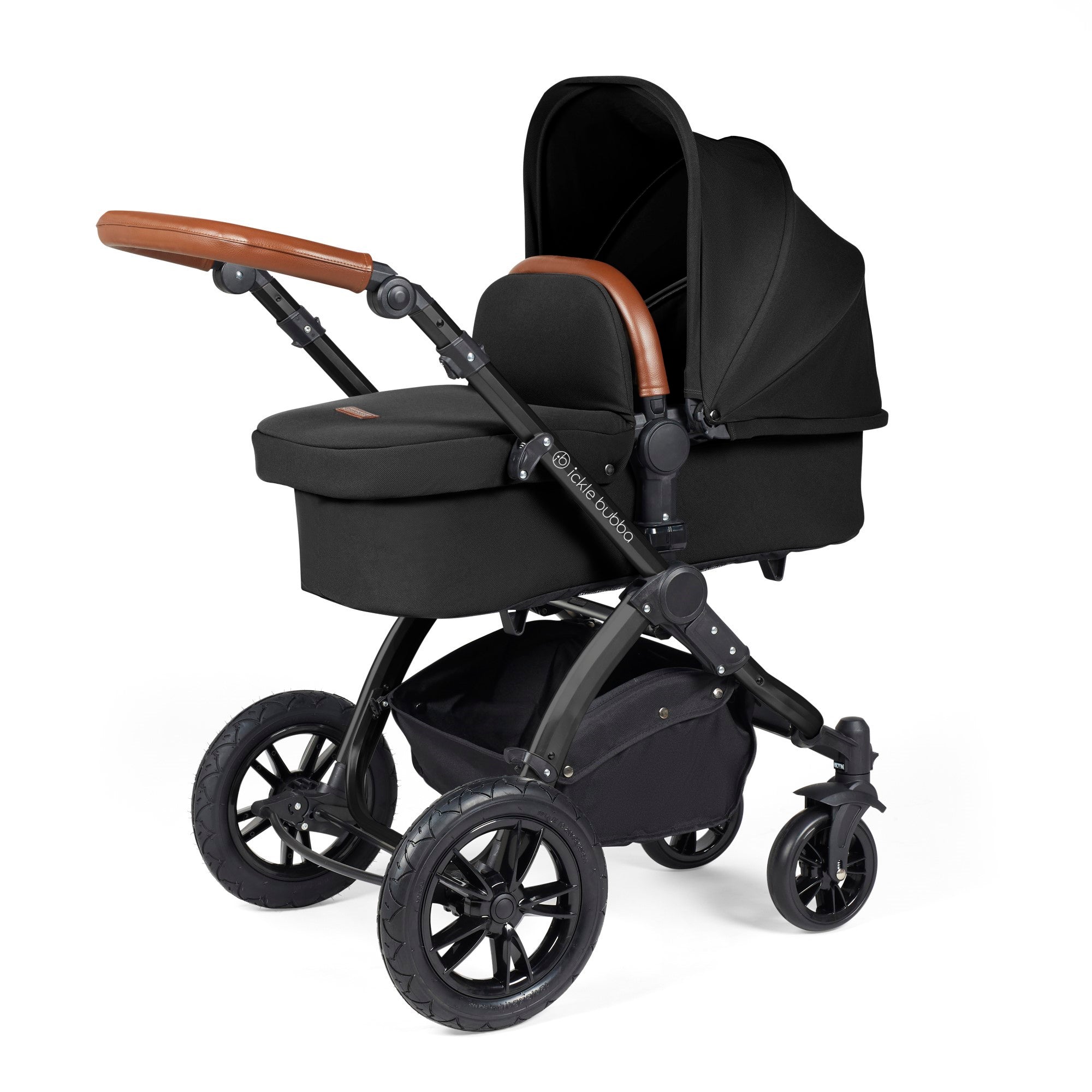 Stomp Luxe Pushchair, Car Seat Base Travel Systems Ickle